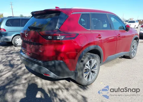 2022 Nissan Rogue Sv Fwd из США, поврежденный, VIN 5N1BT3BA5NC731127